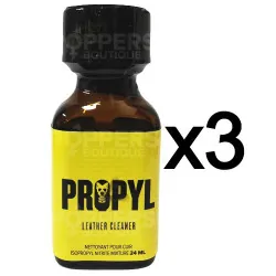 Lot de 3 Poppers Propyl 24 ml